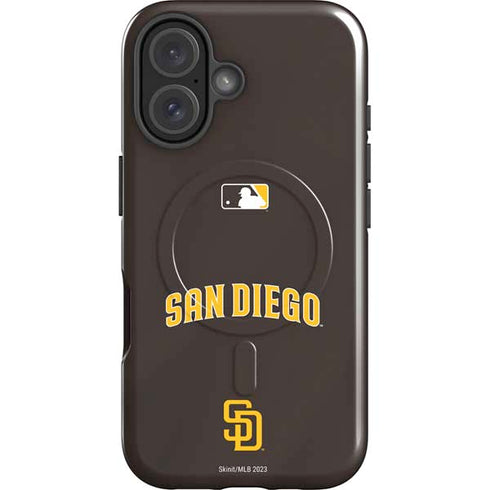 MLB San Diego Padres Alternate Jersey iPhone 16 Plus Magsafe Impact Case